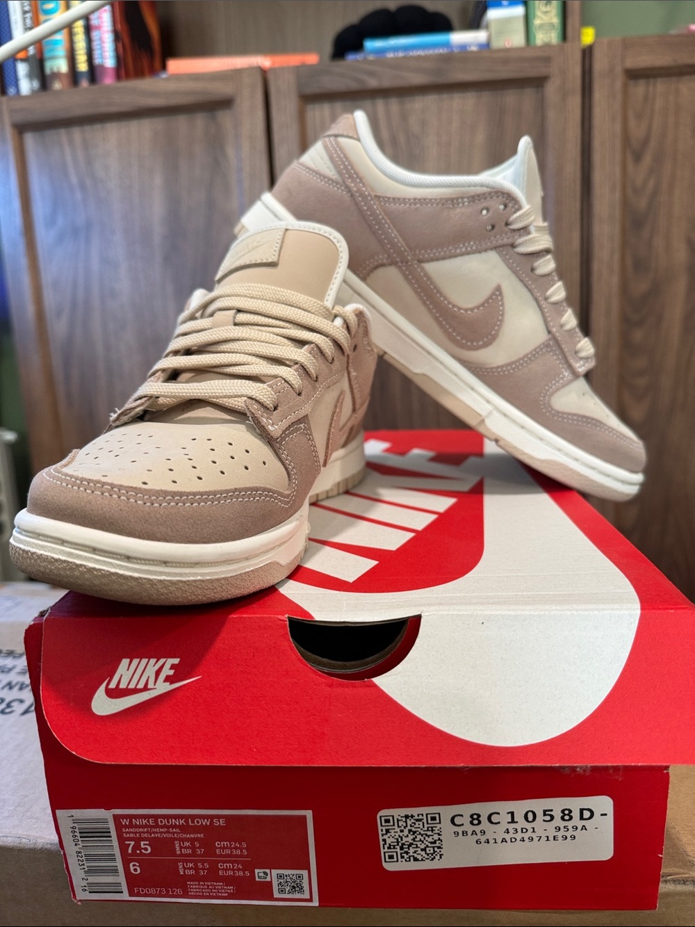 Nike Low Dunk Sneakers Sandrift/hemp-sail